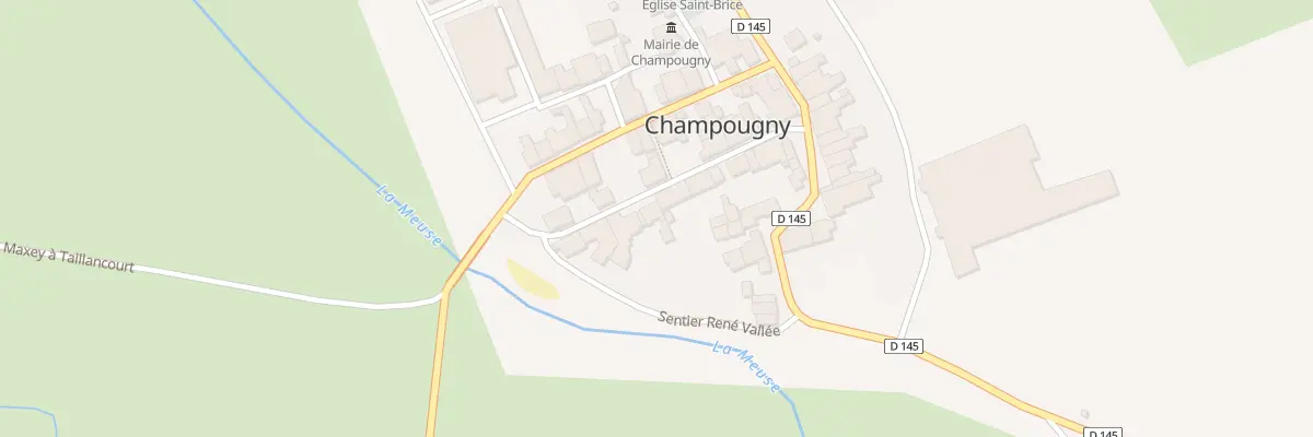 Plan du 7 Rue du Han à Champougny