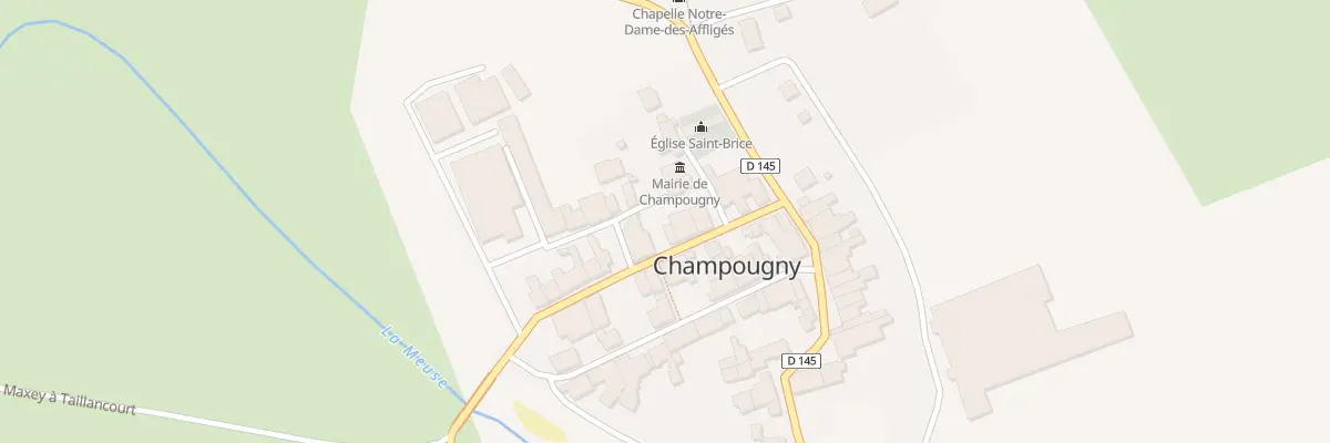 Plan du 10 Gr La Grande Rue à Champougny