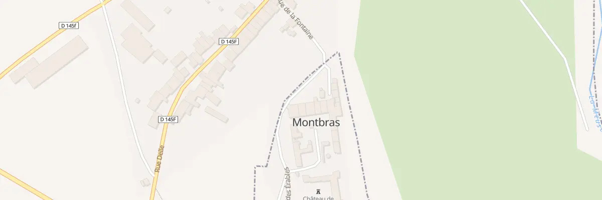 Plan du 9 Pl du Chateau à Montbras