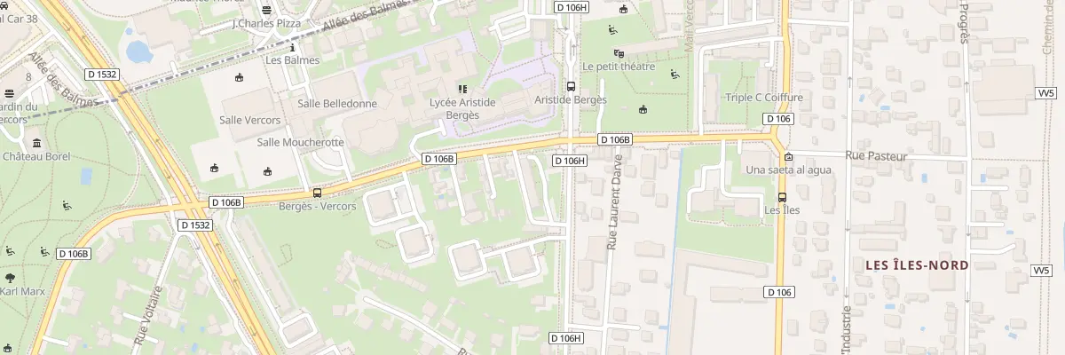 Plan du 21 Av Aristide Bergès à Seyssinet-Pariset