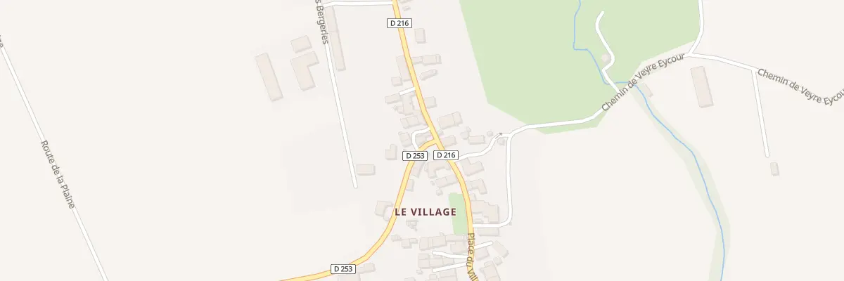 Plan du 10 Rte de St Maurice à Prébois