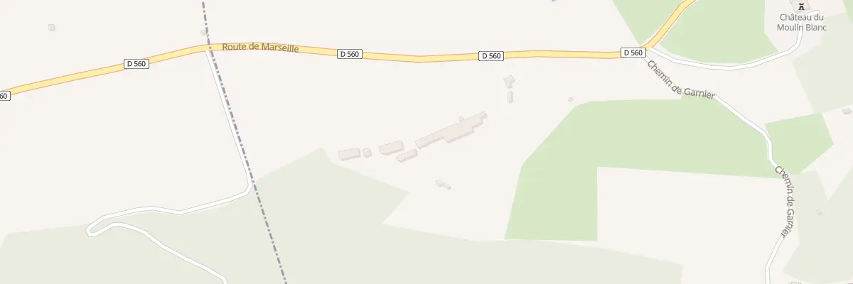 Plan du 1F Route Nationale 560 à Saint-Zacharie