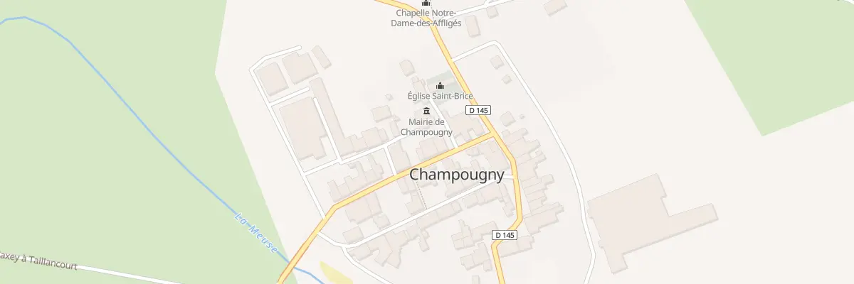 Plan du 8 Gr La Grande Rue à Champougny