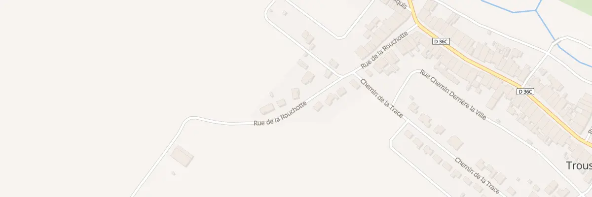 Plan du 28 Rue de la Rouchotte à Troussey