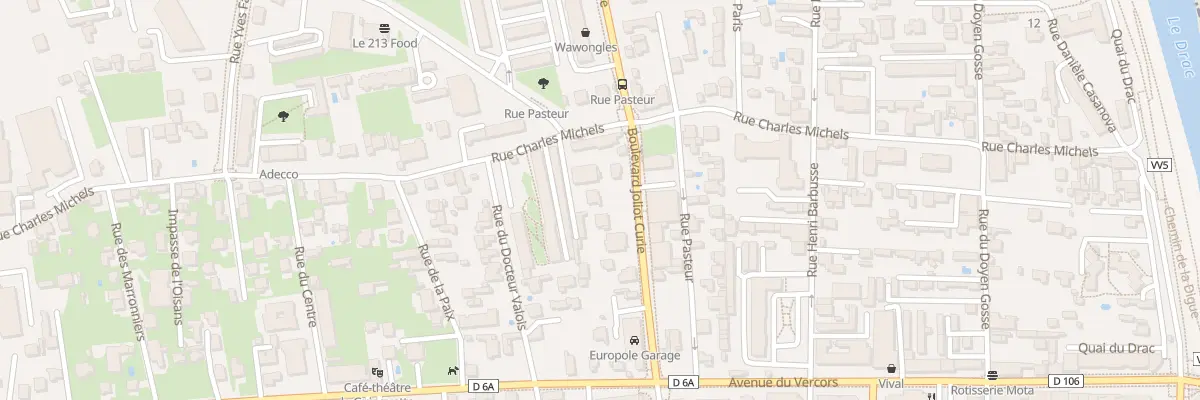 Plan du 69 Bd Joliot Curie à Fontaine