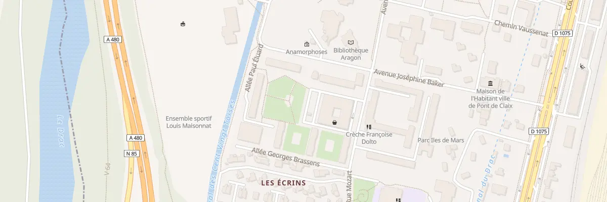 Plan du 3 All Paul Eluard au Pont-de-Claix