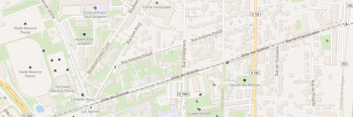 Plan du 3 Rue d’Alpignano à Fontaine