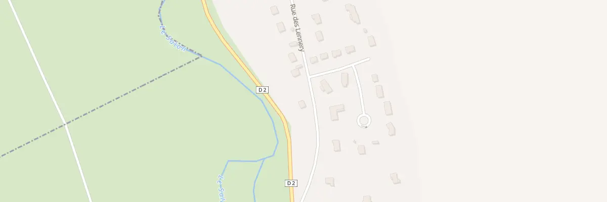 Plan du 1 Che des Lennery à Autet