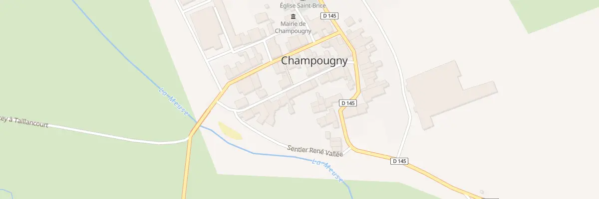 Plan du 5 Rue du Han à Champougny