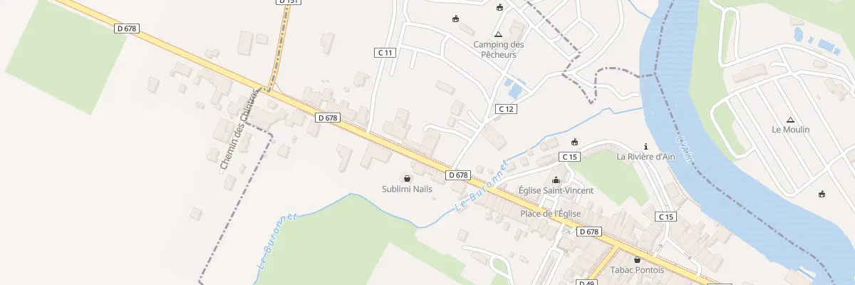 Plan du 74 Grande Rue à Pont-de-Poitte