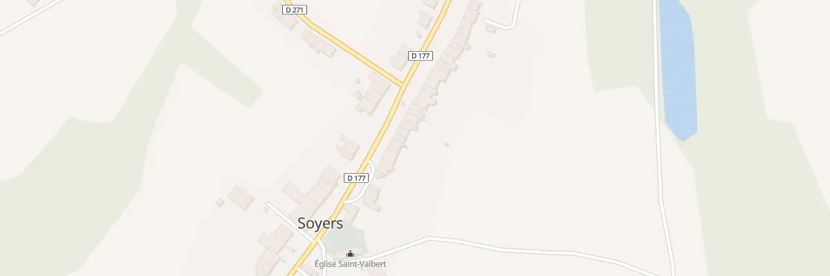 Plan du 37 Rue Saint Valbert à Soyers