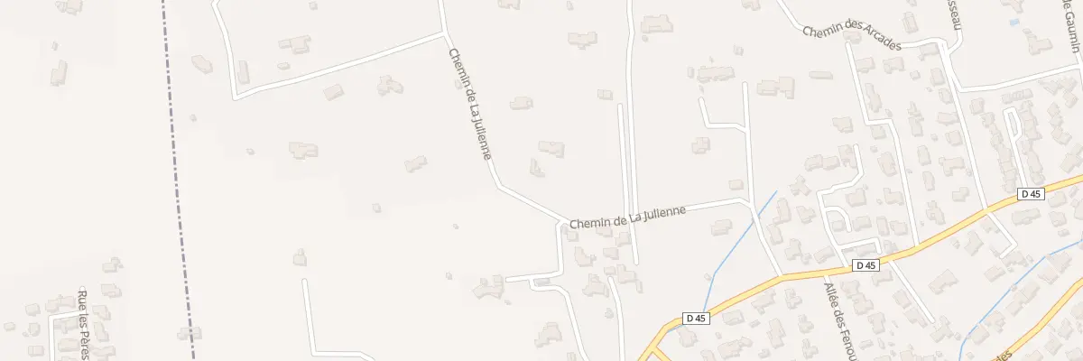Plan du 258 Che de la Julienne à Saint-Zacharie