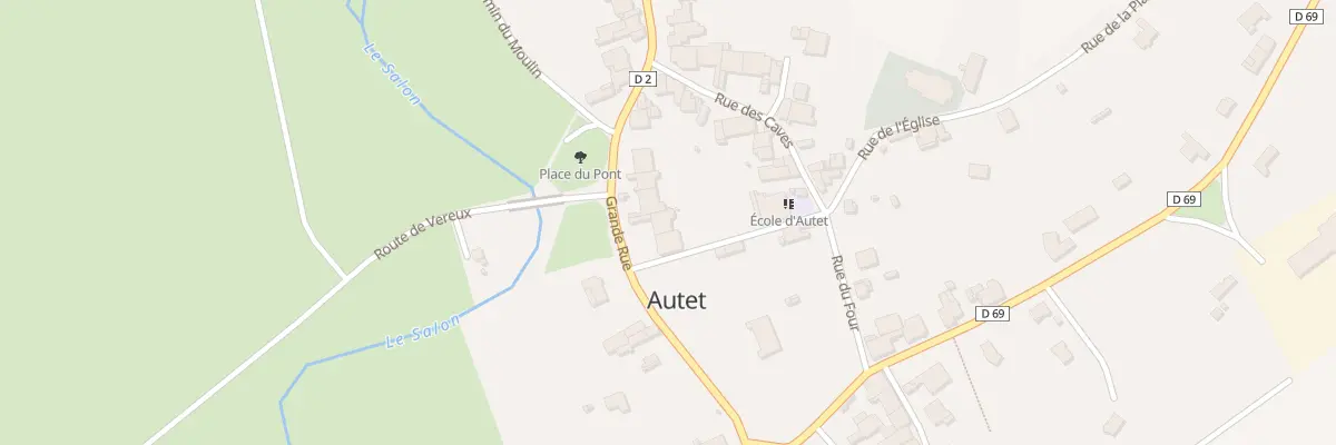 Plan du 13 Grande Rue à Autet