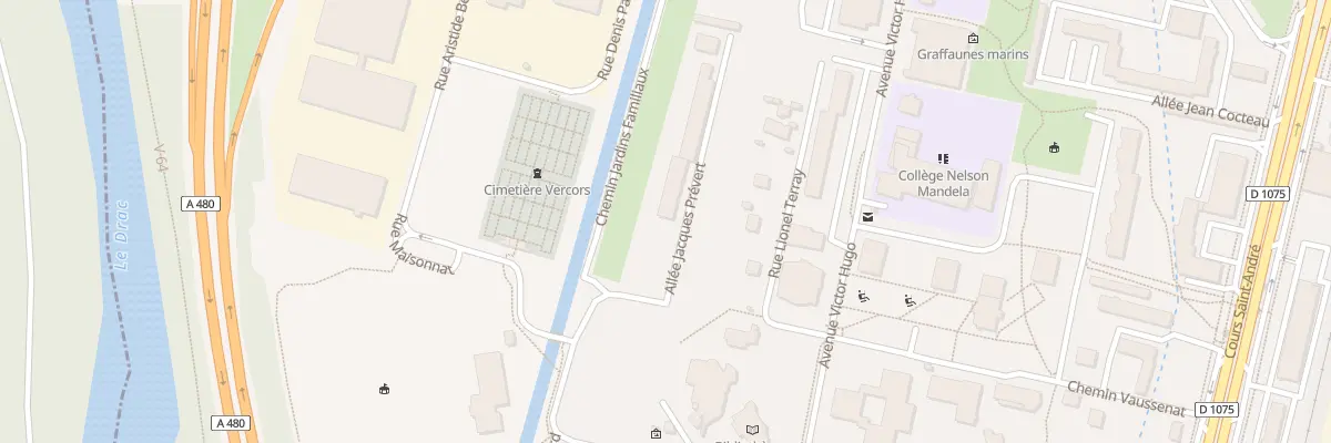 Plan du 17 All Jacques Prévert au Pont-de-Claix