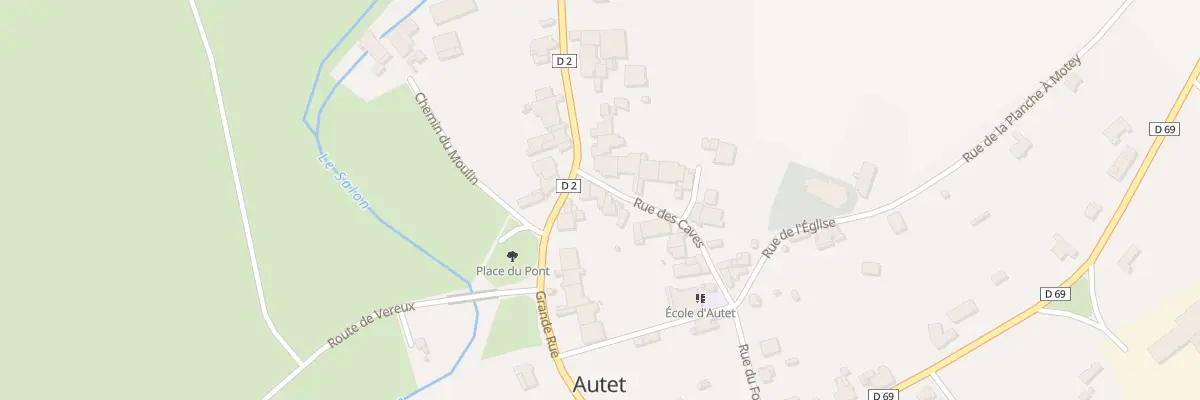 Plan du 17 Rue des Caves à Autet