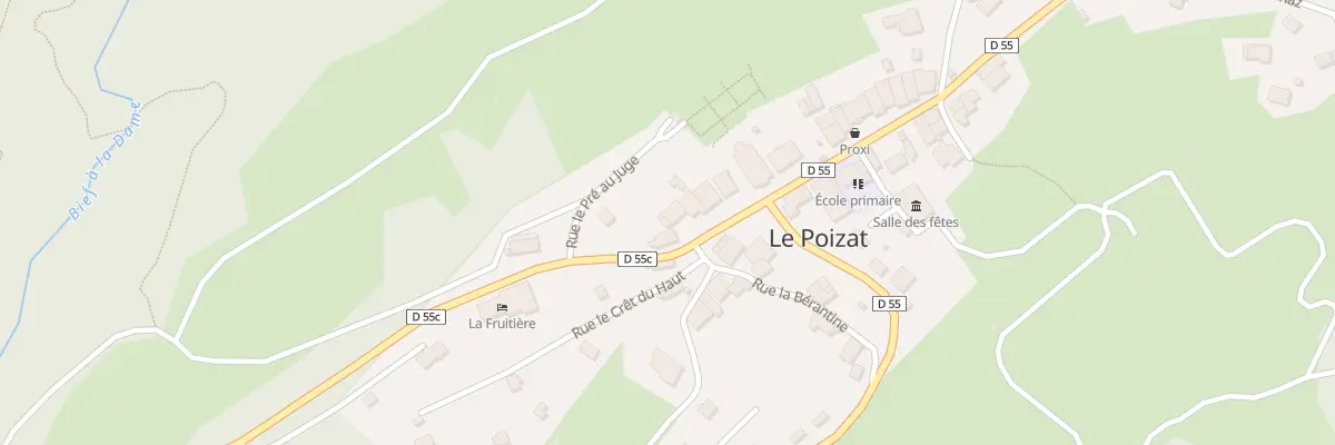 Plan du 183 Rue la Traversée au Poizat-Lalleyriat