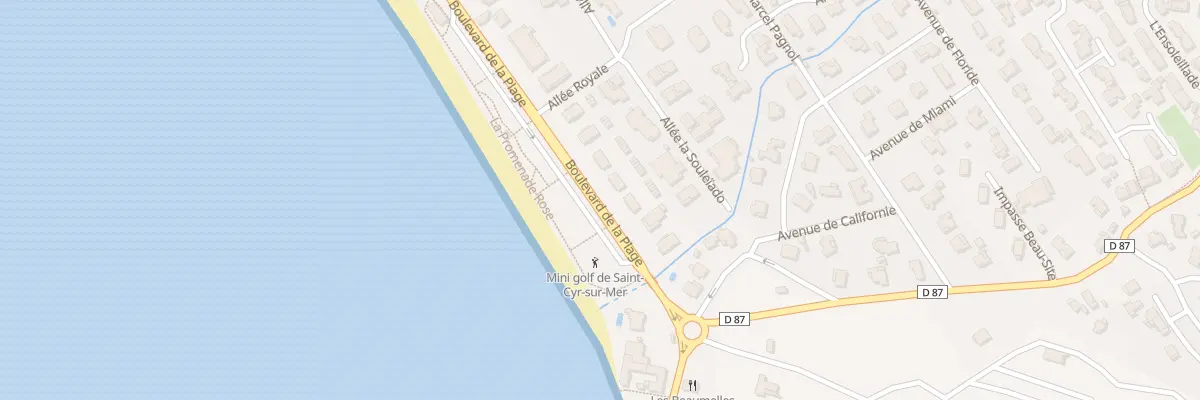 Plan du 19 Bd de la Plage à Saint-Cyr-sur-Mer