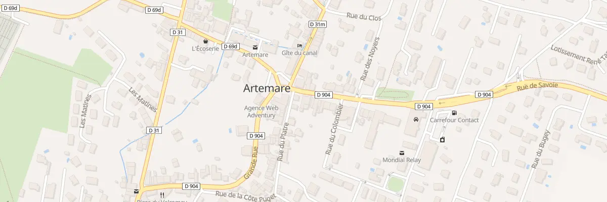 Plan du 4 Rue de Savoie à Artemare