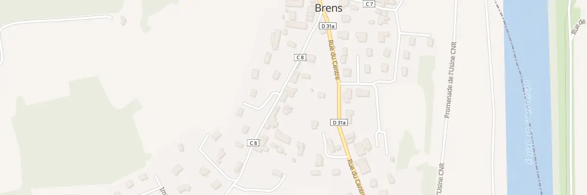 Plan du 165 Rte de la Commanderie à Brens
