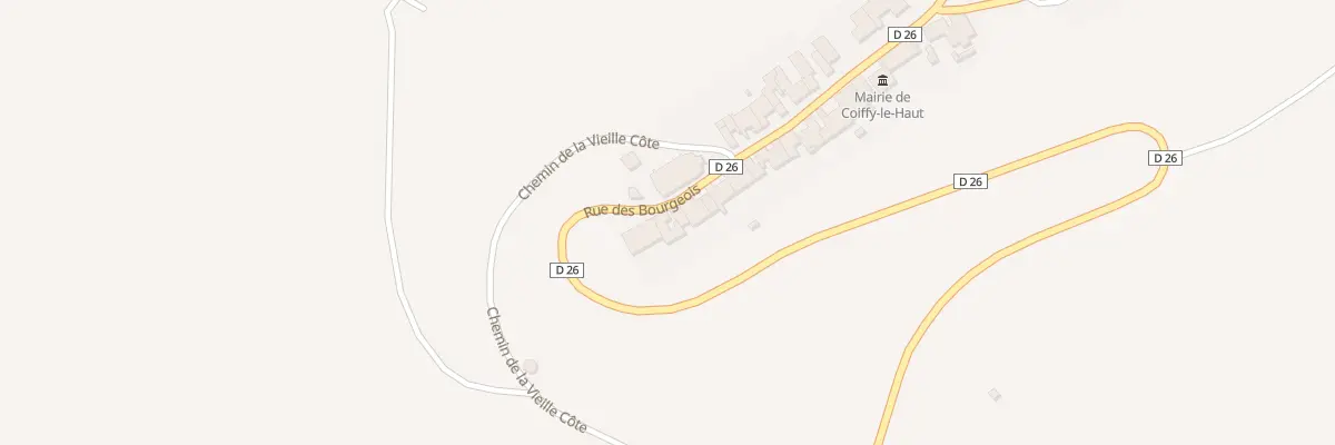 Plan du 27 Rue des Bourgeois à Coiffy-le-Haut