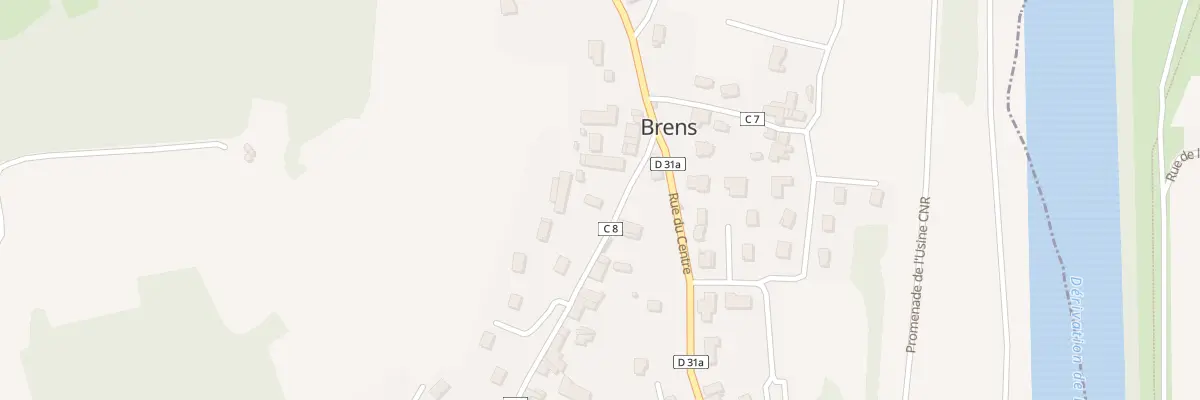 Plan du 29 Rte de la Commanderie à Brens