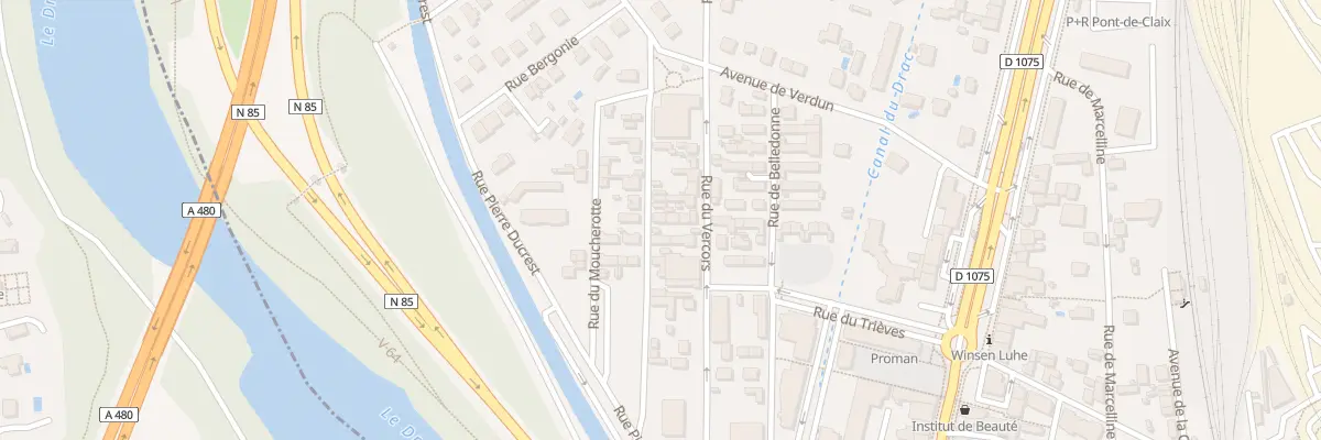 Plan du 8 Rue des Alpes au Pont-de-Claix