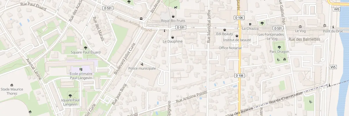 Plan du 22 Rue d’Alpignano à Fontaine