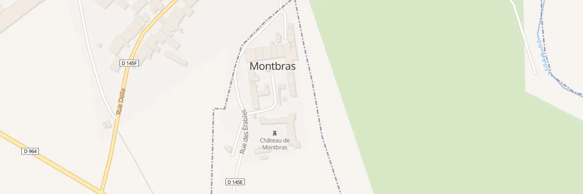 Plan du 2 Pl du Chateau à Montbras