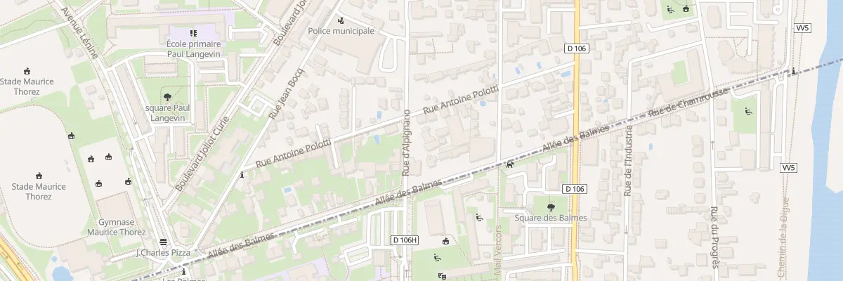 Plan du 6 Rue d’Alpignano à Fontaine