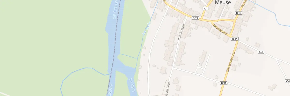 Plan du 5001 Sous la Voie à Maxey-sur-Meuse