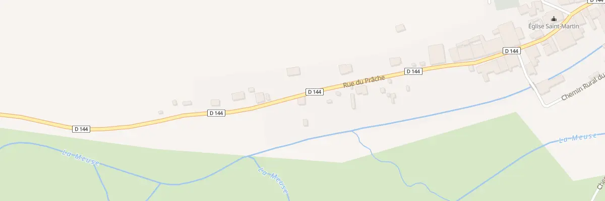 Plan du 23 Rue du Prache à Ourches-sur-Meuse