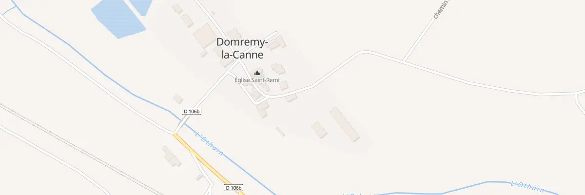 Plan du 2 Rue de Bouvigny à Domremy-la-Canne