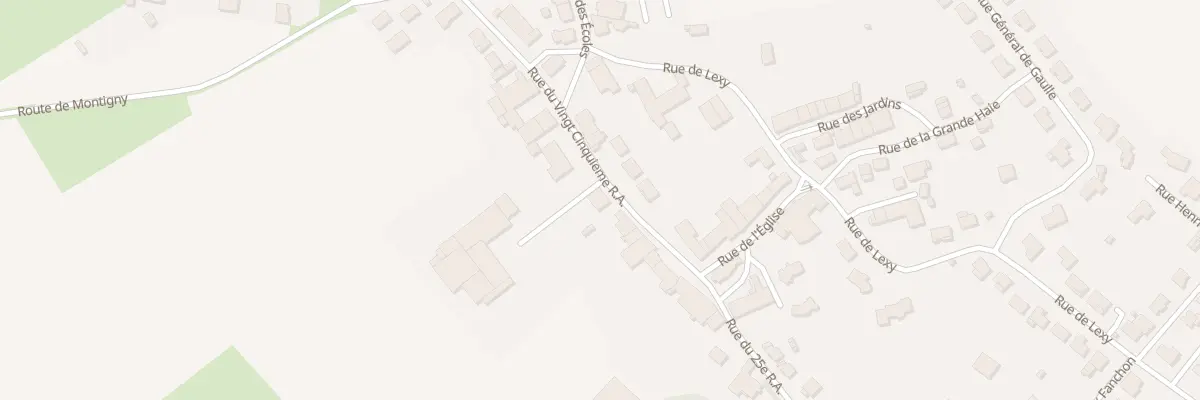 Plan du 12 Rue du Vingt Cinquieme R à à Villers-la-Chèvre
