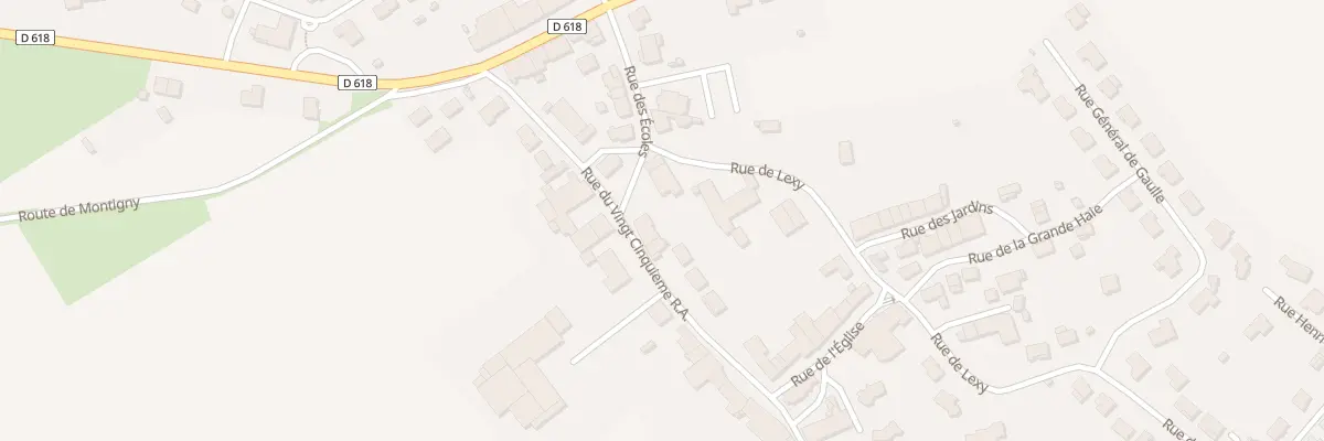 Plan du 7 Rue du Vingt Cinquieme R à à Villers-la-Chèvre