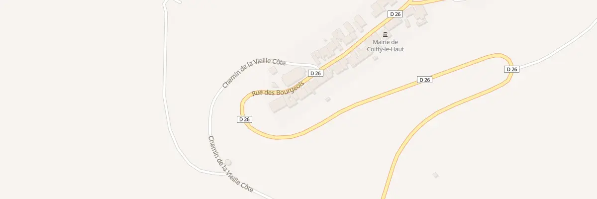 Plan du 25 Rue des Bourgeois à Coiffy-le-Haut