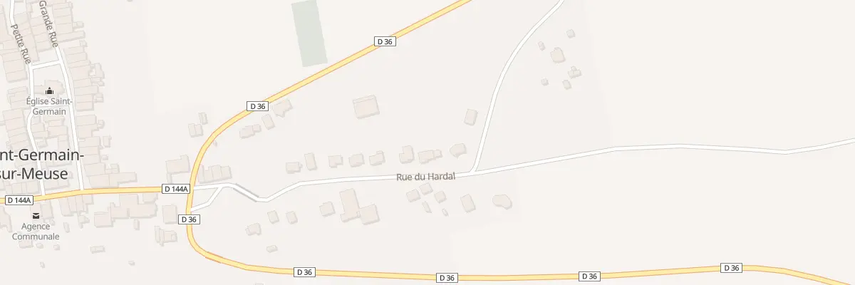 Plan du 7 Rue du Hardal à Saint-Germain-sur-Meuse