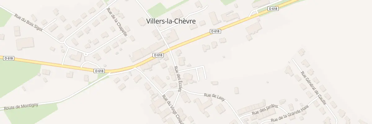 Plan du 1 Rue des Ecoles à Villers-la-Chèvre