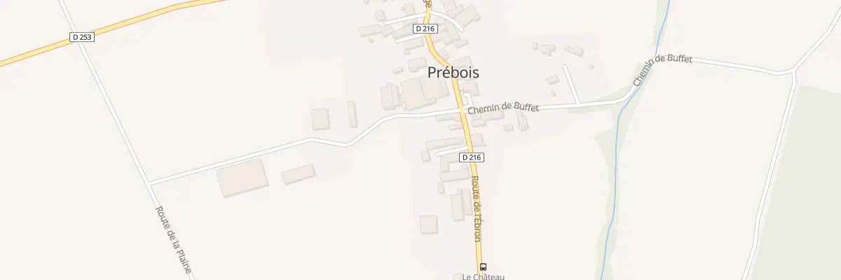 Plan du 5042 Prebois à Prébois