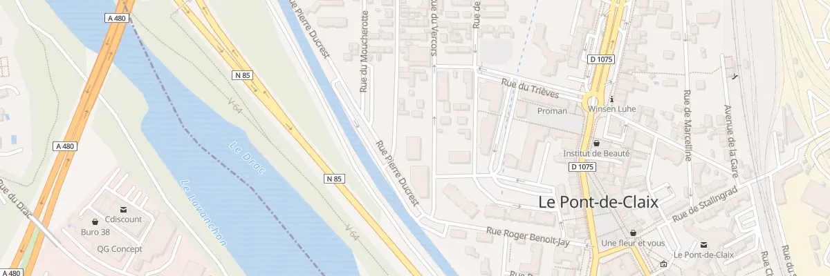 Plan du 1B Rue du Vercors au Pont-de-Claix