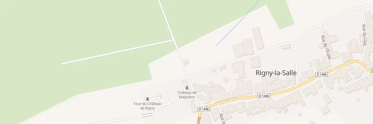 Plan du 4 Che de la Prairie à Rigny-la-Salle
