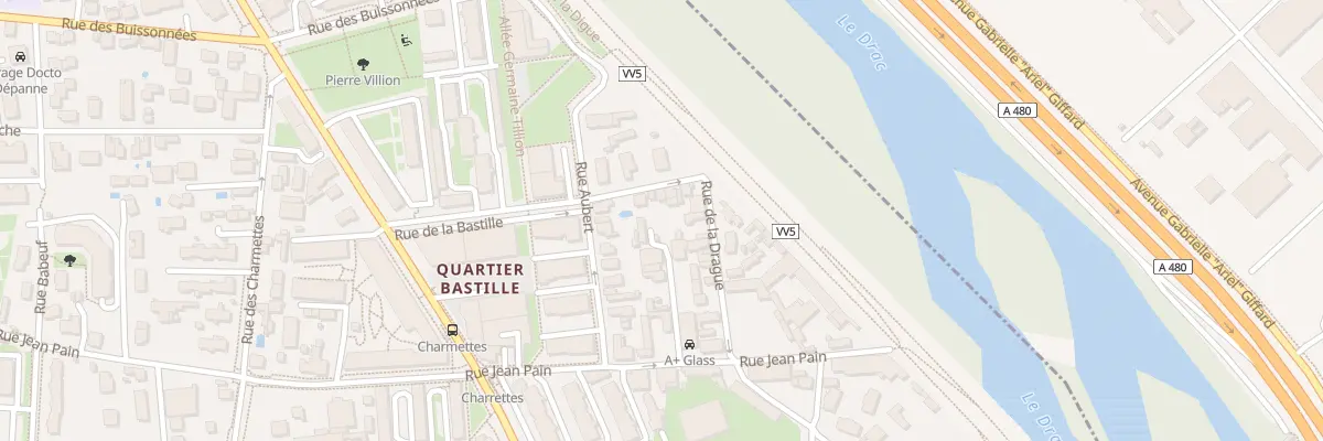 Plan du 8 Imp du Dauphiné à Fontaine