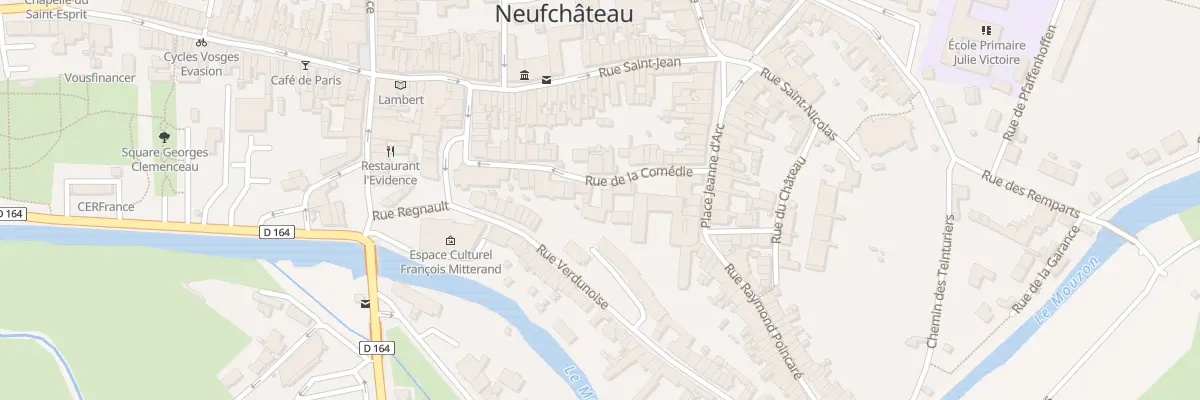 Plan du 7 Rue de la Comédie à Neufchâteau
