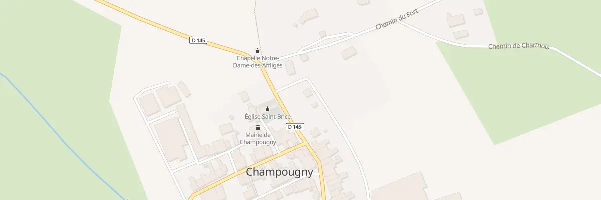 Plan du 2 Rue Chapelle à Champougny