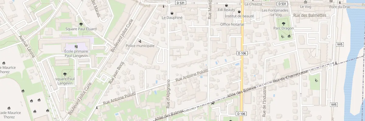 Plan du 12 Rue d’Alpignano à Fontaine