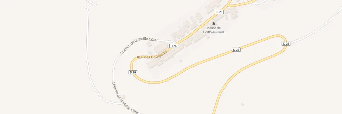 Plan du 21 Rue des Bourgeois à Coiffy-le-Haut