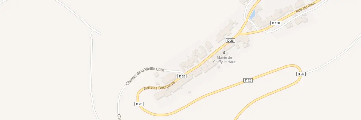 Plan du 20 Rue des Bourgeois à Coiffy-le-Haut