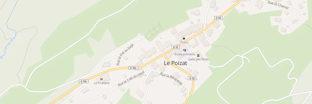 Plan du 217 Rue la Traversée au Poizat-Lalleyriat