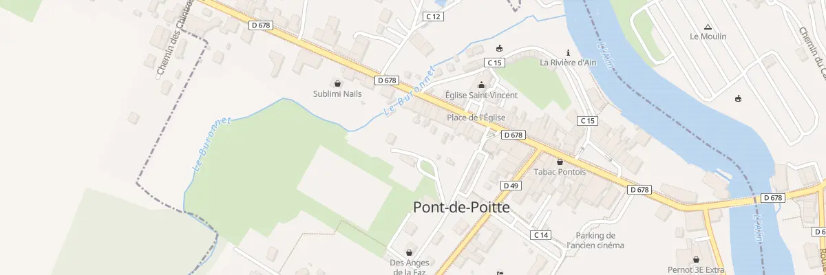 Plan du 59 Grande Rue à Pont-de-Poitte