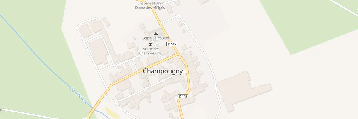 Plan du 2 Rue du Haut à Champougny