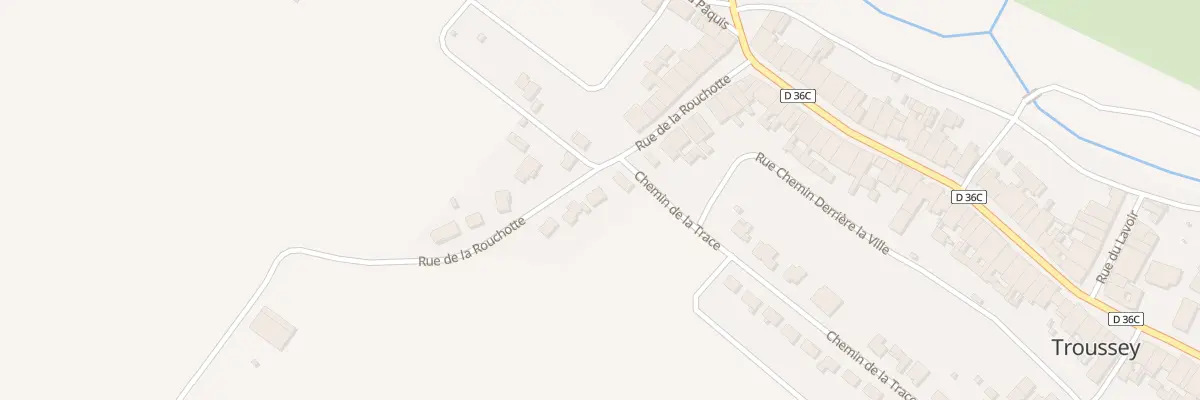 Plan du 15 Rue de la Rouchotte à Troussey